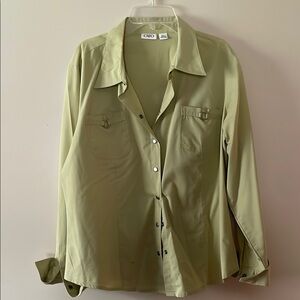 Cato Olive Button Down Shirt